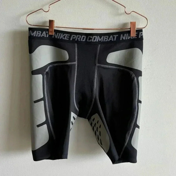 Nike Mens Nike Pro Combat Compression Short Black Size XXL - Picture 1 of 8
